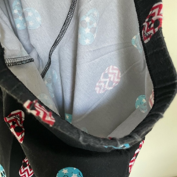 No Boundaries American Skull Black Faded Low Rise Capri Leggings Juniors Small - Picture 12 of 15